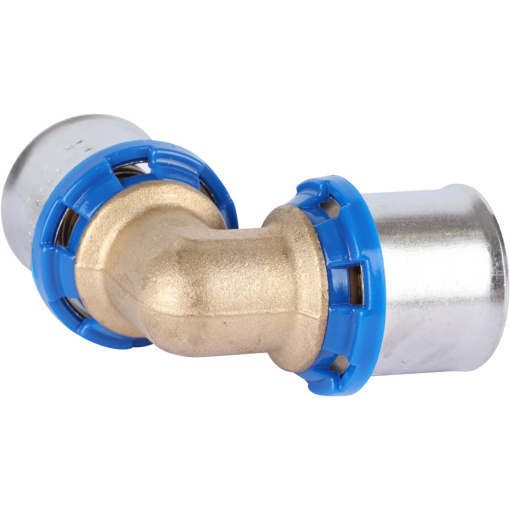 APE Угольник APE 90° 26х26 для металлопластиковых труб прессовой, ARL3200330