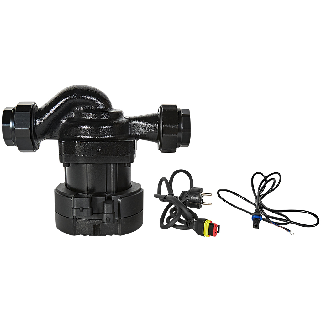 Частотный циркуляционный насос ROMMER PROFI EVO 32/120-180 с ШИМ, гайками и теплоизоляцией, RCP-0030-32120180