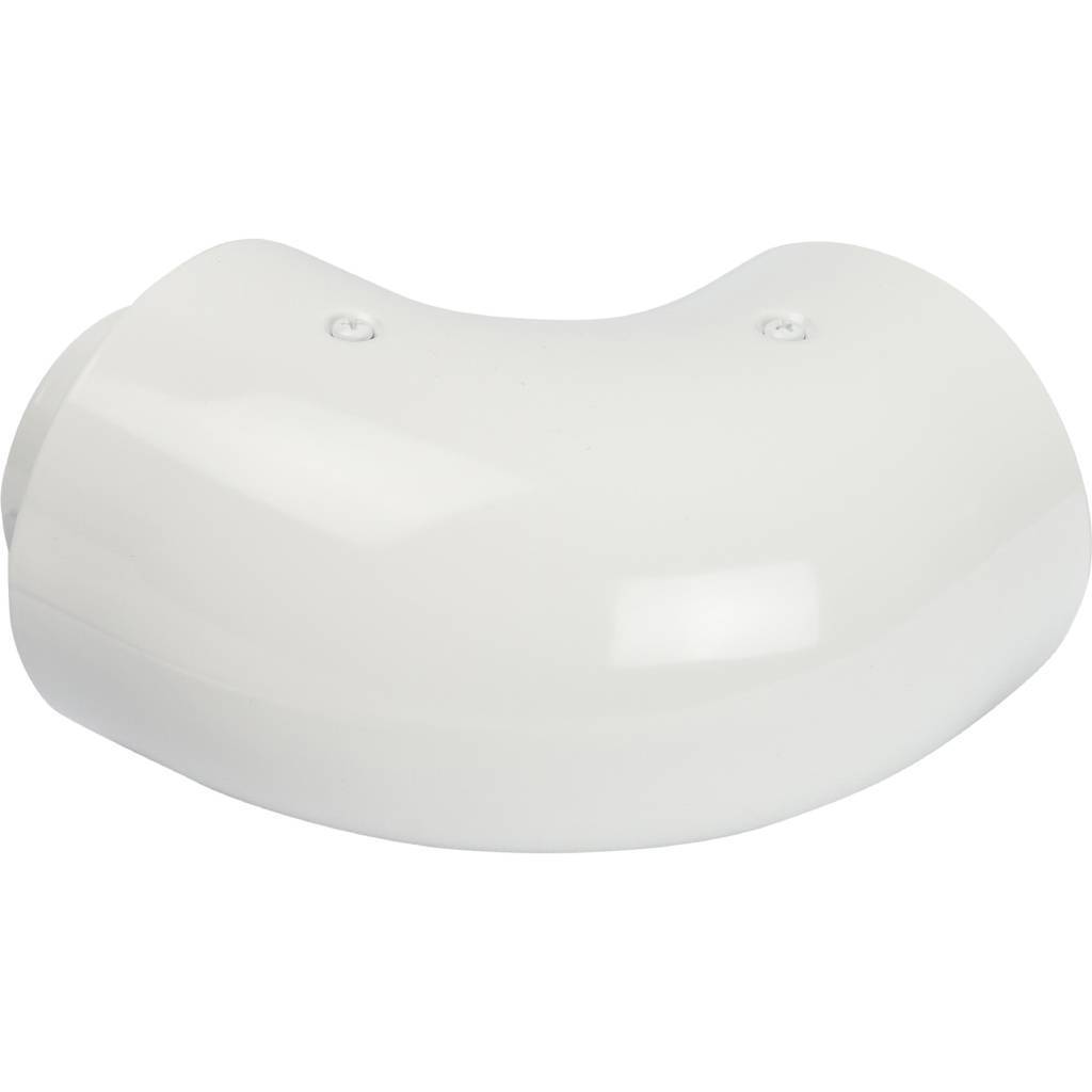 *SCA-6010-000090 STOUT Элемент дымохода отвод коаксиальный 90° DN60/100, п/м уплотнения и хомут в комплекте (с логотипом), SCA-6010-000090