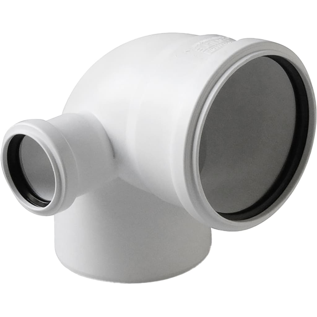 Отвод с выходом левый Pro Aqua Stilte D110x50/87,5 Белый, ST10010587LW