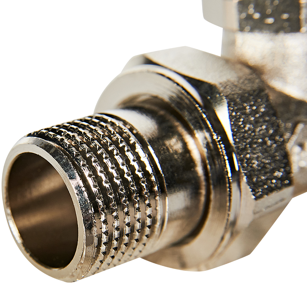 Клапан запорно-балансировочный ROMMER RVL-0001-100015 прямой 1/2, RVL-0001-100015