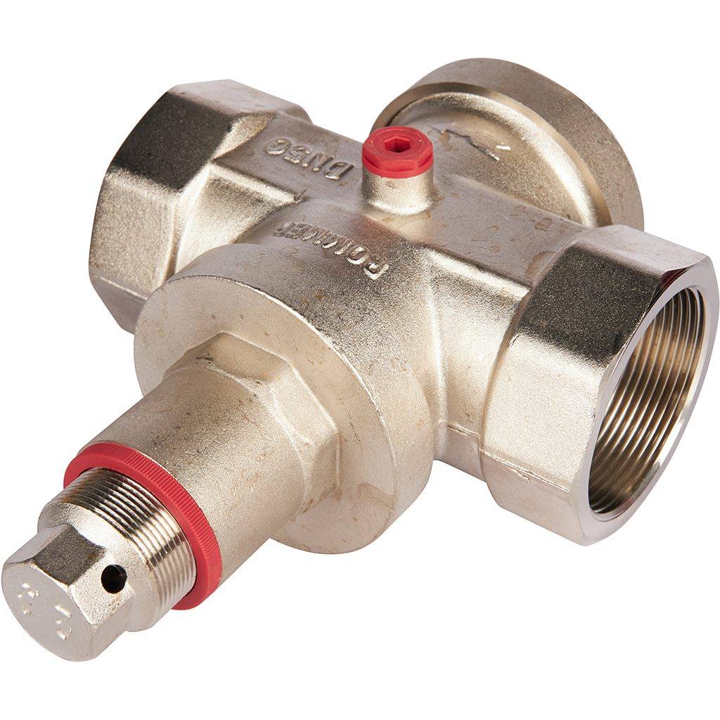 Редуктор давления ROMMER PN25 вн/вн 2 с выходом под манометр, RVS-0008-000050