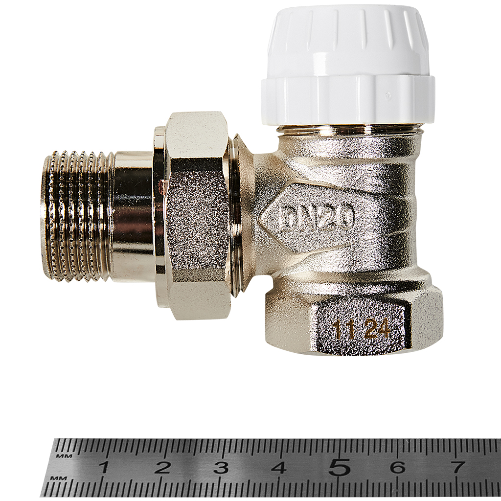 Клапан термостатический ROMMER RVT-0002-100020 угловой 3/4, RVT-0002-100020