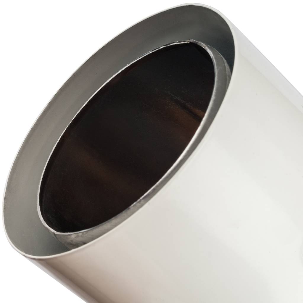 *SCA-0080-800090 STOUT элемент дымохода DN 80 отвод 90° утепленный п/м, SCA-0080-800090