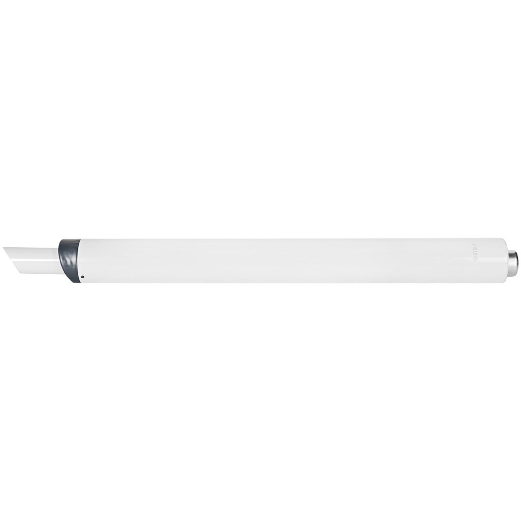 STOUT SCR-6010-001001 STOUT Горизонтальный проход через стену с наконечником Антилед традиц. коакс. D60(п)/100(п), L1000 (без декоративных накладок), SCR-6010-001001