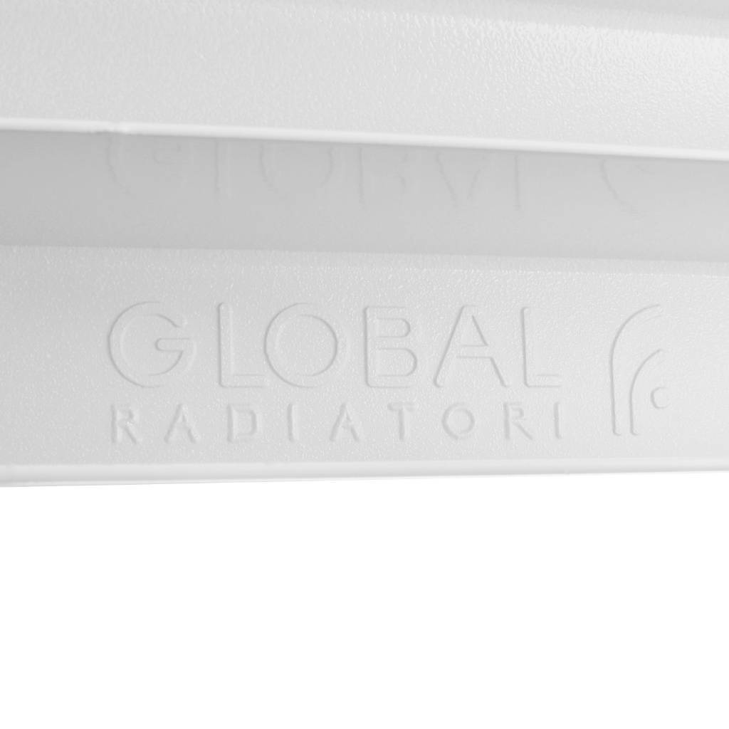 Радиатор алюминиевый Global VOX- R 500 10 секций боковое подключение (белый RAL 9010), VX05001010