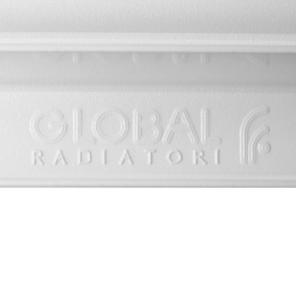 Радиатор биметаллический Global STYLE EXTRA 500 12 секций нижнее правое подключение (белый RAL 9010), STE05001012/DS