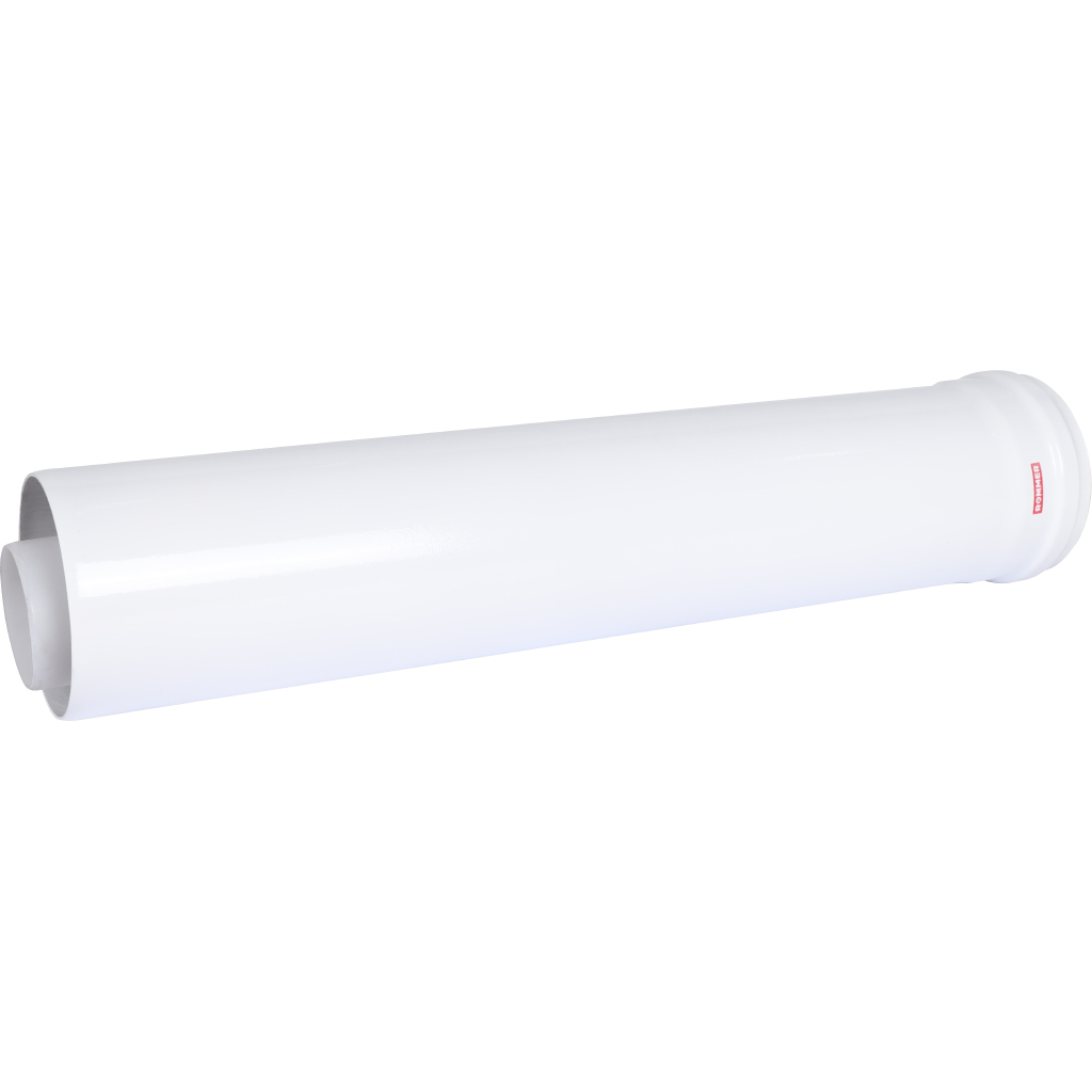 Удлинитель дымохода конденсационный коаксиальный ROMMER D60(п-м)/100(м-п), L500, RCA-8610-000500