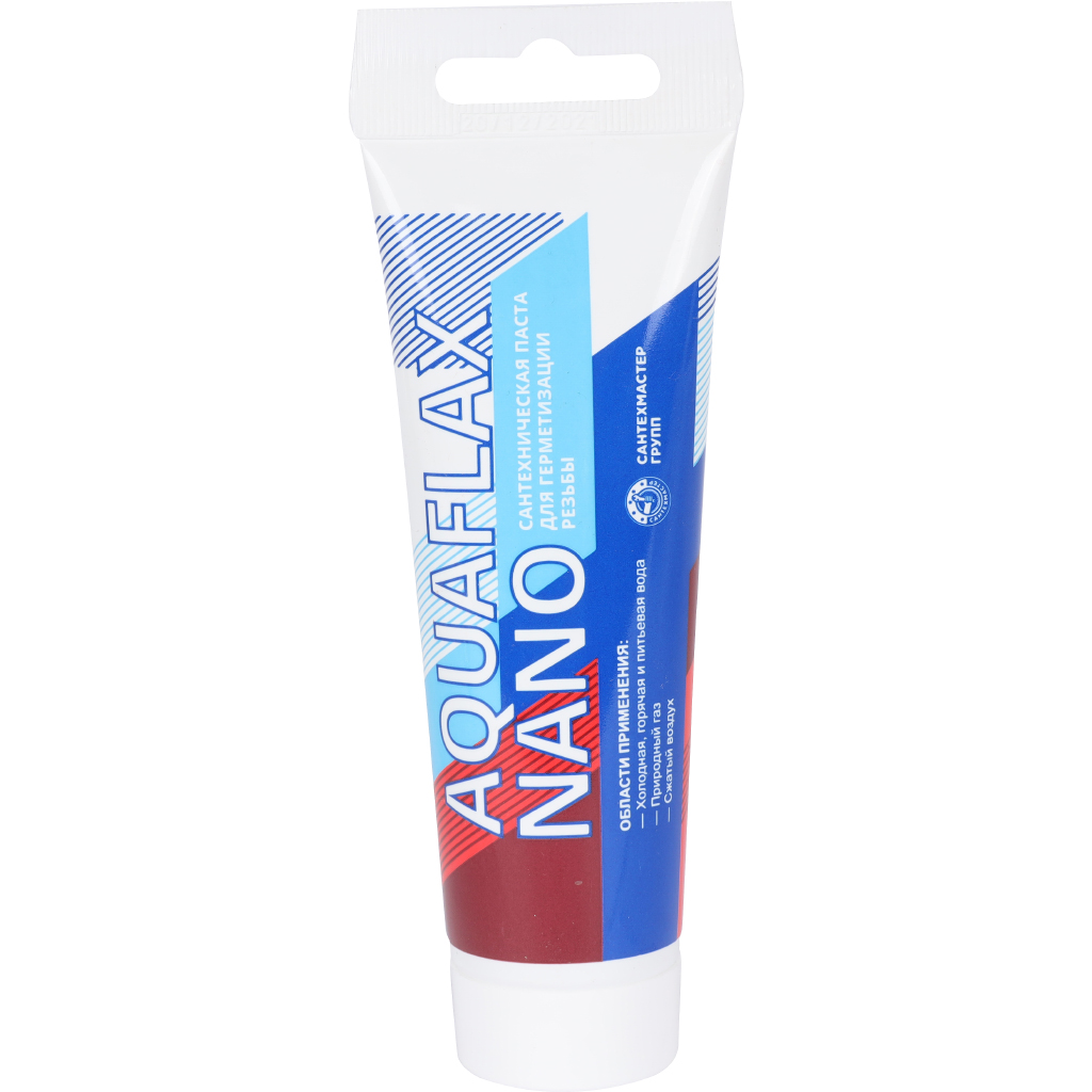 Набор паста СантехМастерГель AquaflaxNano 80г тюбик + 20г лён, 61005