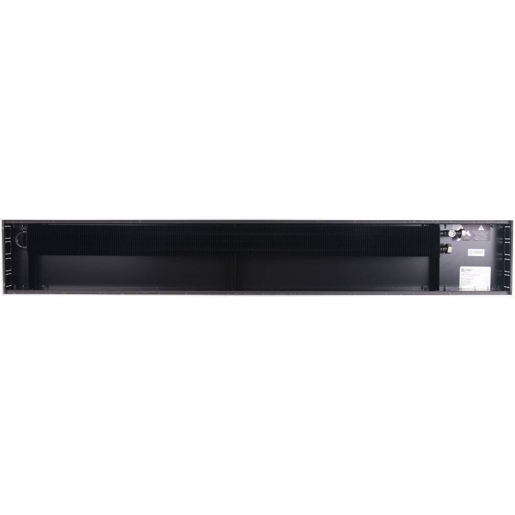 Внутрипольный конвектор STOUT SCN-1100 80х240х1600 (Решётка роликовая) правое подключение, SCN-1100-0824160
