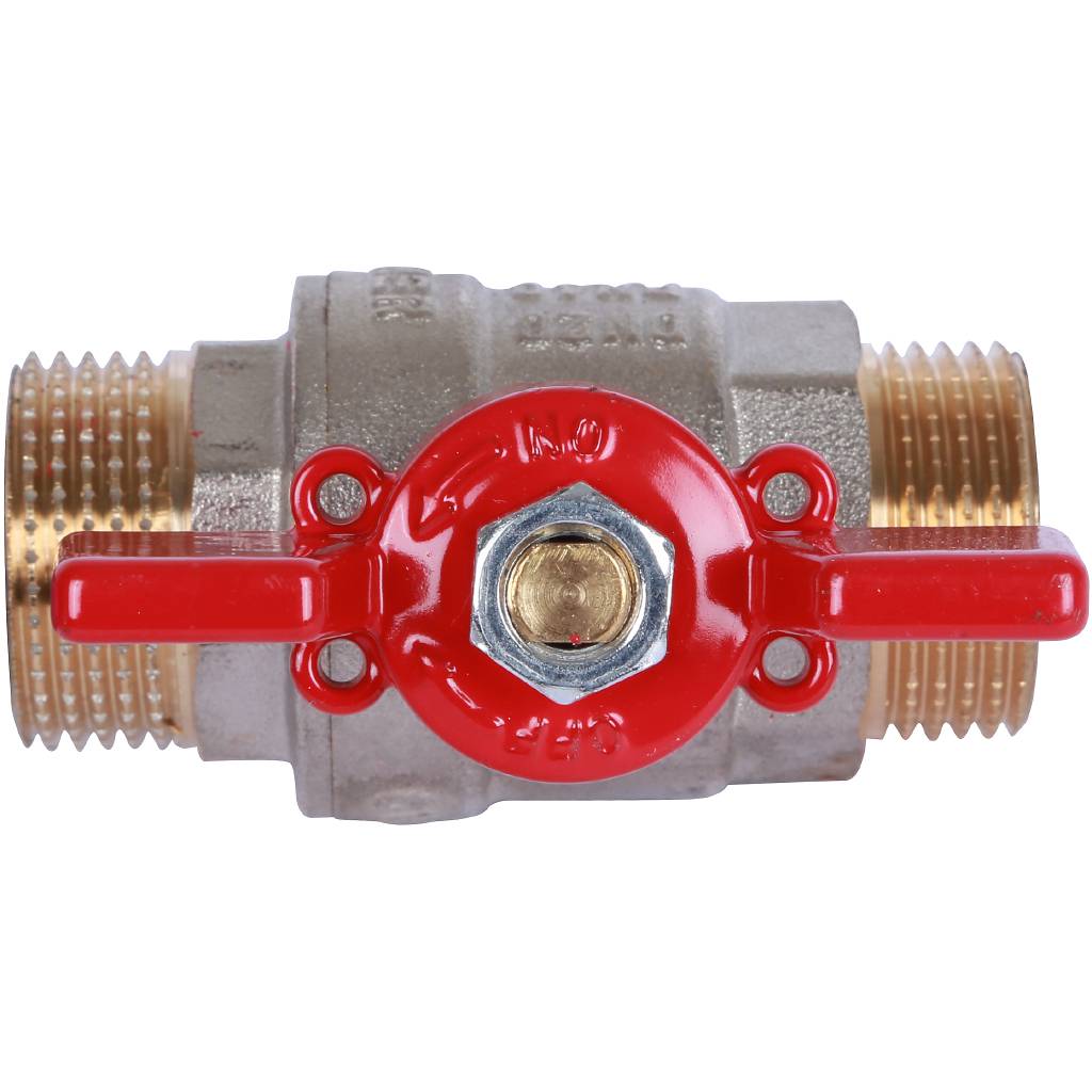 Кран шаровой ROMMER 3/4 НР/НР, ручка бабочка, RBV-0007-0410220