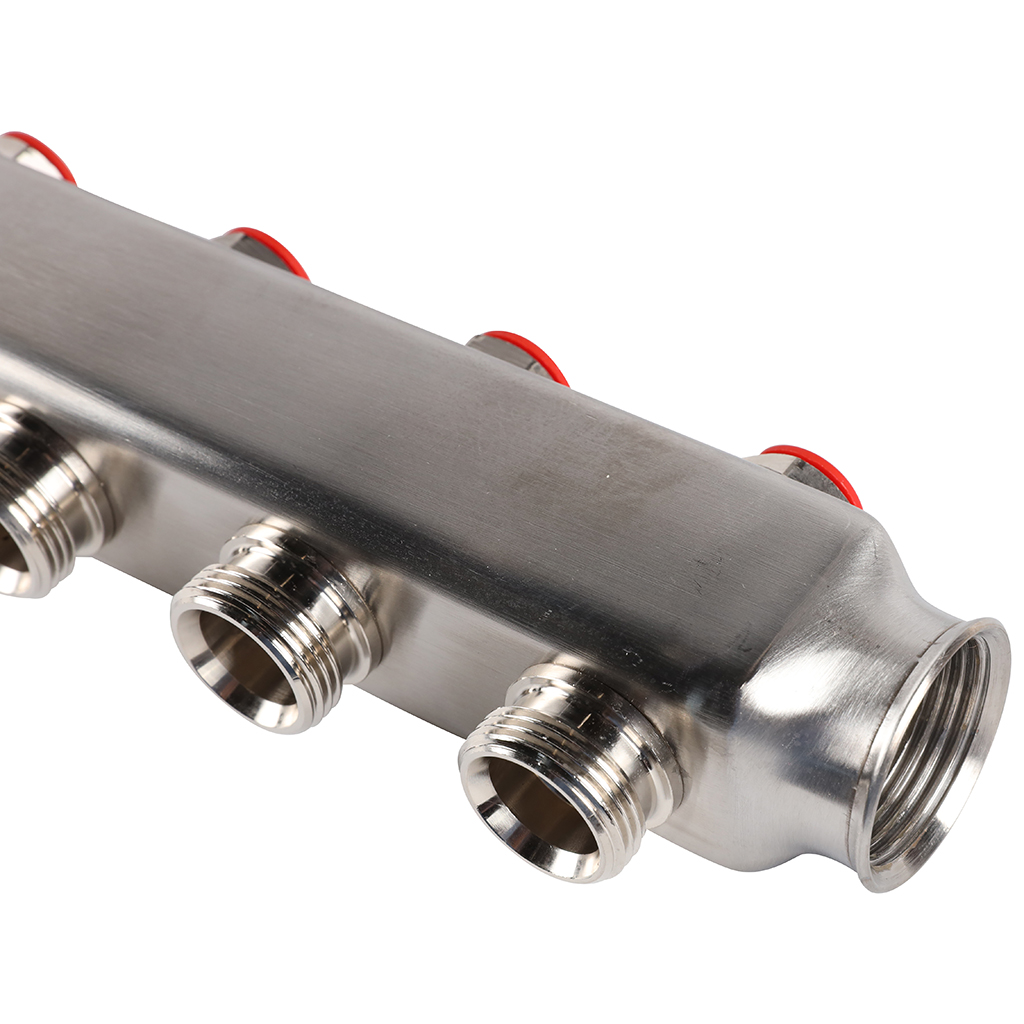 Коллектор из нержавеющей стали без расходомеров ROMMER 11 выходов, RMS-3200-000011
