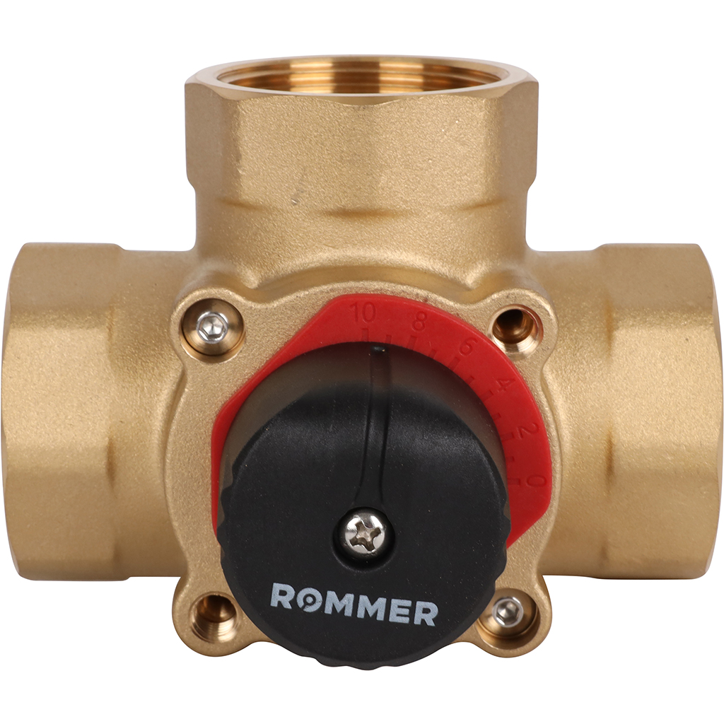 3-х ходовой смесительный клапан ROMMER 1 1/2  KVs 25, RVM-0003-025040