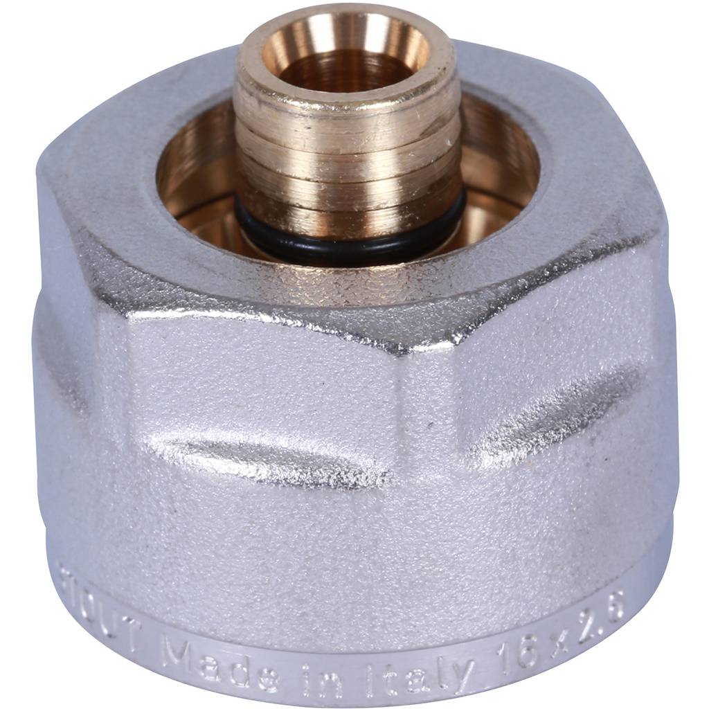 Фитинг компрессионный STOUT евроконус для труб PEX-AL-PEX 16х2,6х3/4, SFC-0026-162634
