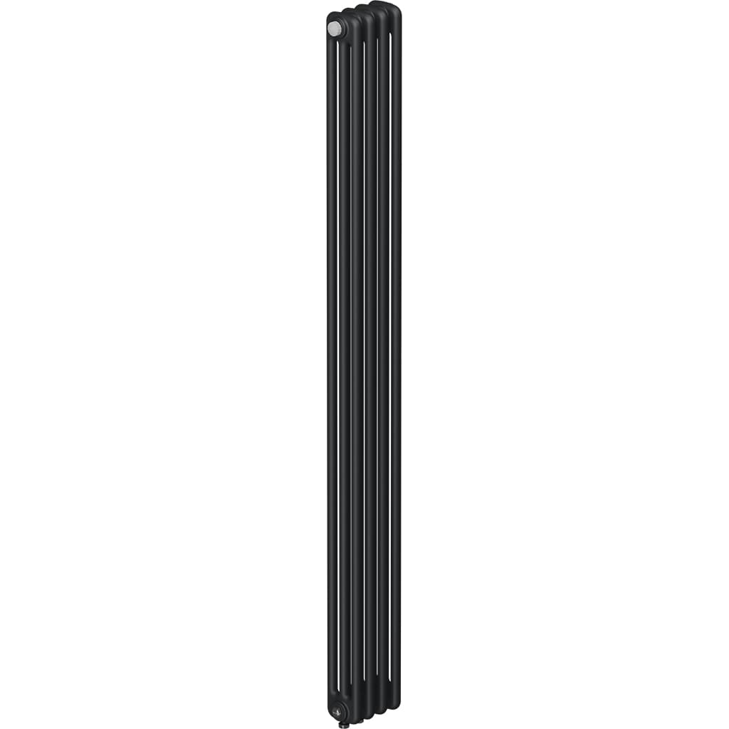 Трубчатый радиатор RIFAR TUBOG 3180/4 секции нижнее подключение DV1 (RAL 9005 матовый), TUB 3180-04-DV1-RAL 9005 K7-М
