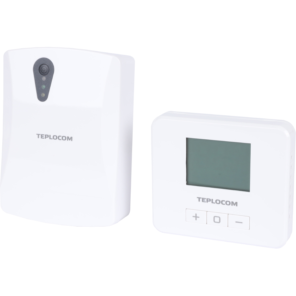 Термостат комнатный Teplocom TS-2AA/3A-RF, беспроводной, реле 250В, 3А, 914