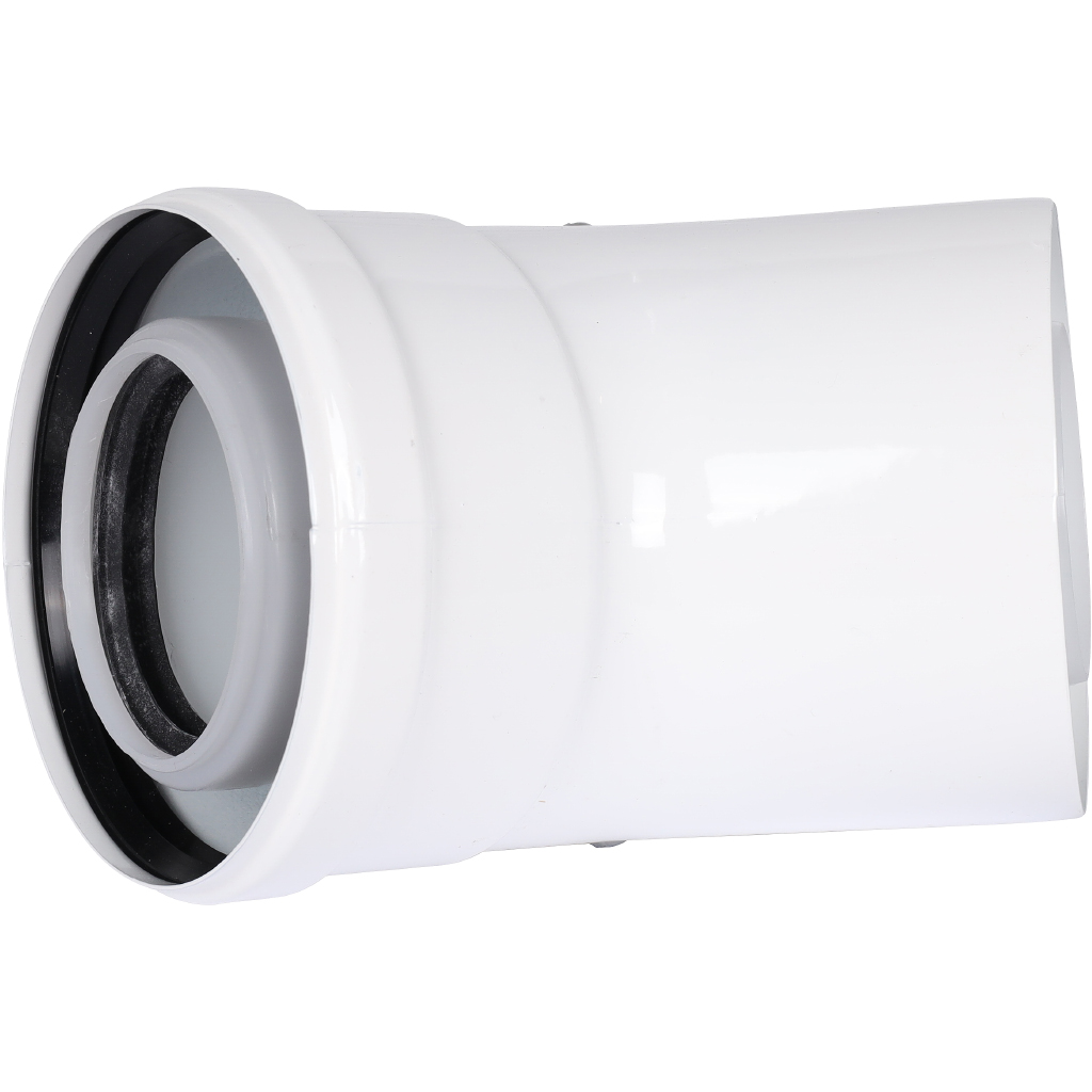 Отвод 45° конденсационный коаксиальный ROMMER D60(п-м)/100(п-м), RCA-8610-000045