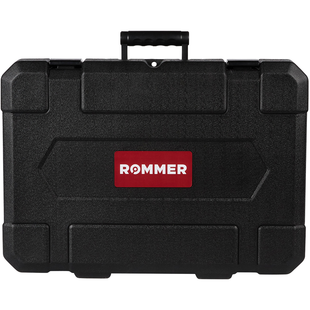 Набор пресс-инструмента ROMMER (пресс-инструмент, 2 аккумулятора 4.0 Ач, зарядное устройство, пластиковый чемодан), RPT-0001-012108