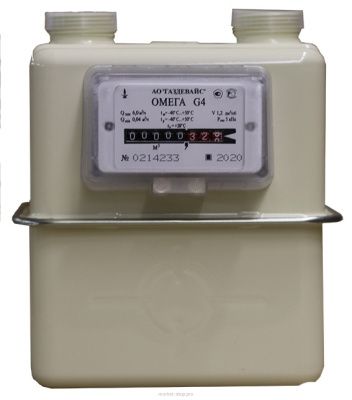 Счетчик газа NP-OMEGA-G4 (110 мм) левый с термокоррекцией