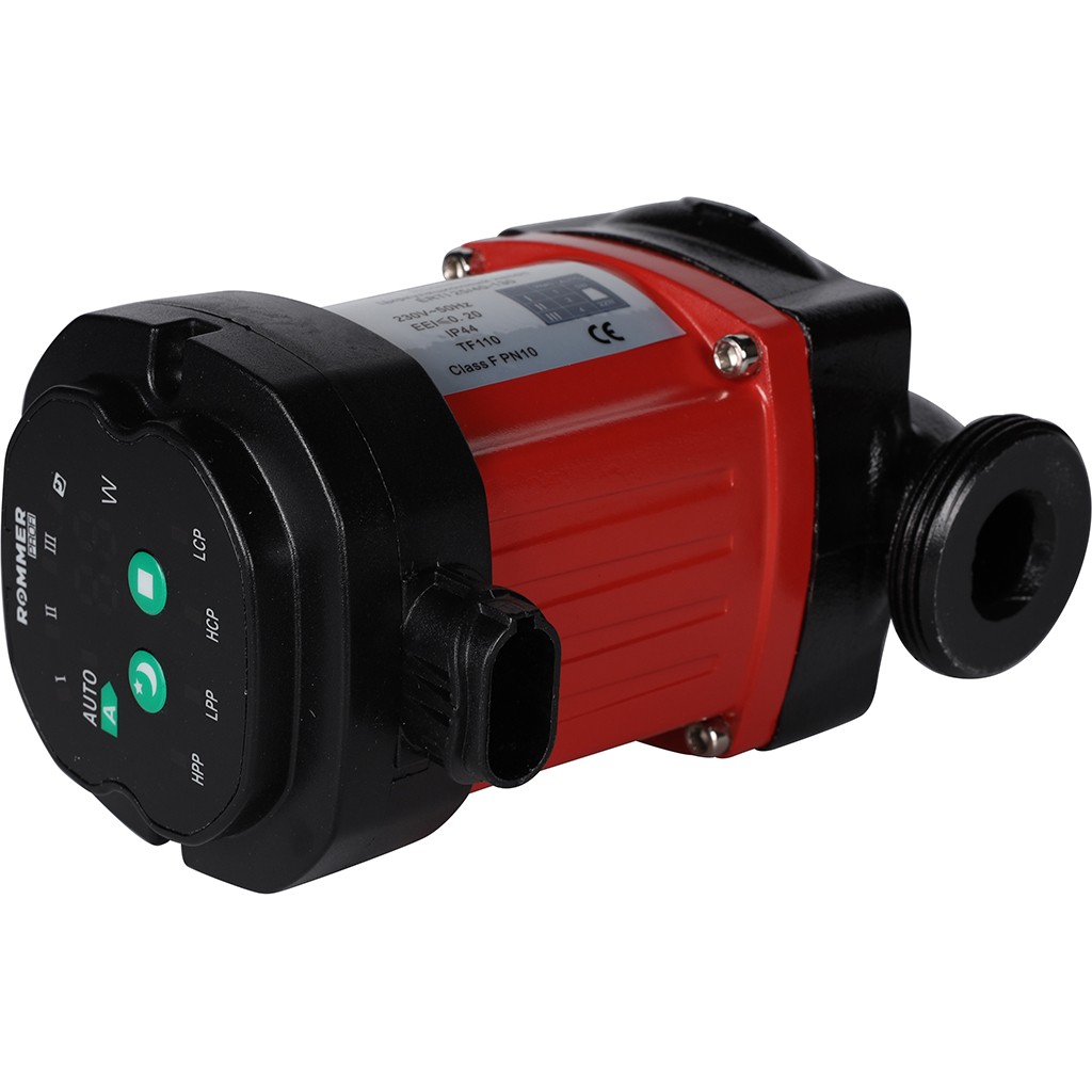 *RCP-0003-2540130 ROMMER Циркуляционный насос ERTI 25/40-130 с гайками и теплоизоляцией, RCP-0003-2540130
