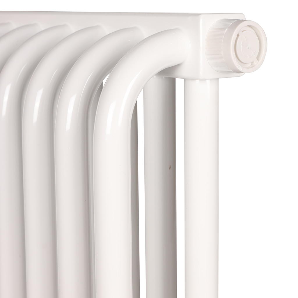 2-х трубчатый радиатор стальной ROMMER RST 2050/26 секций нижнее правое подключение RAL9016, RST-205026-020