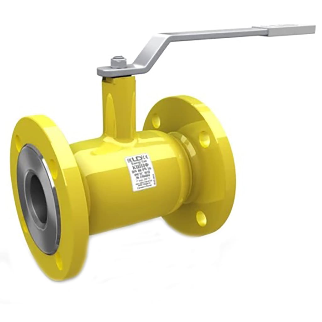 Кран шаровой LD Ду 80 Ру16 фланцевый с редуктором для газа, КШ.Ц.Ф.Р.GAS.080/070.016.Н/П.02