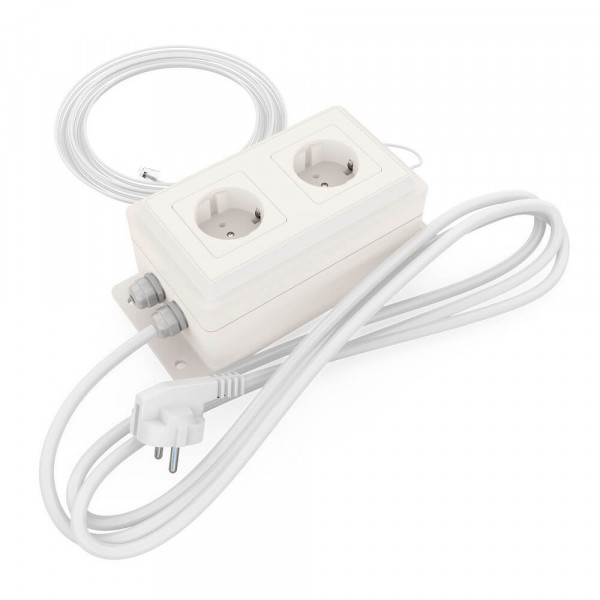 Блок управления 2-мя розетками проводной Ectocontrol, ec01021