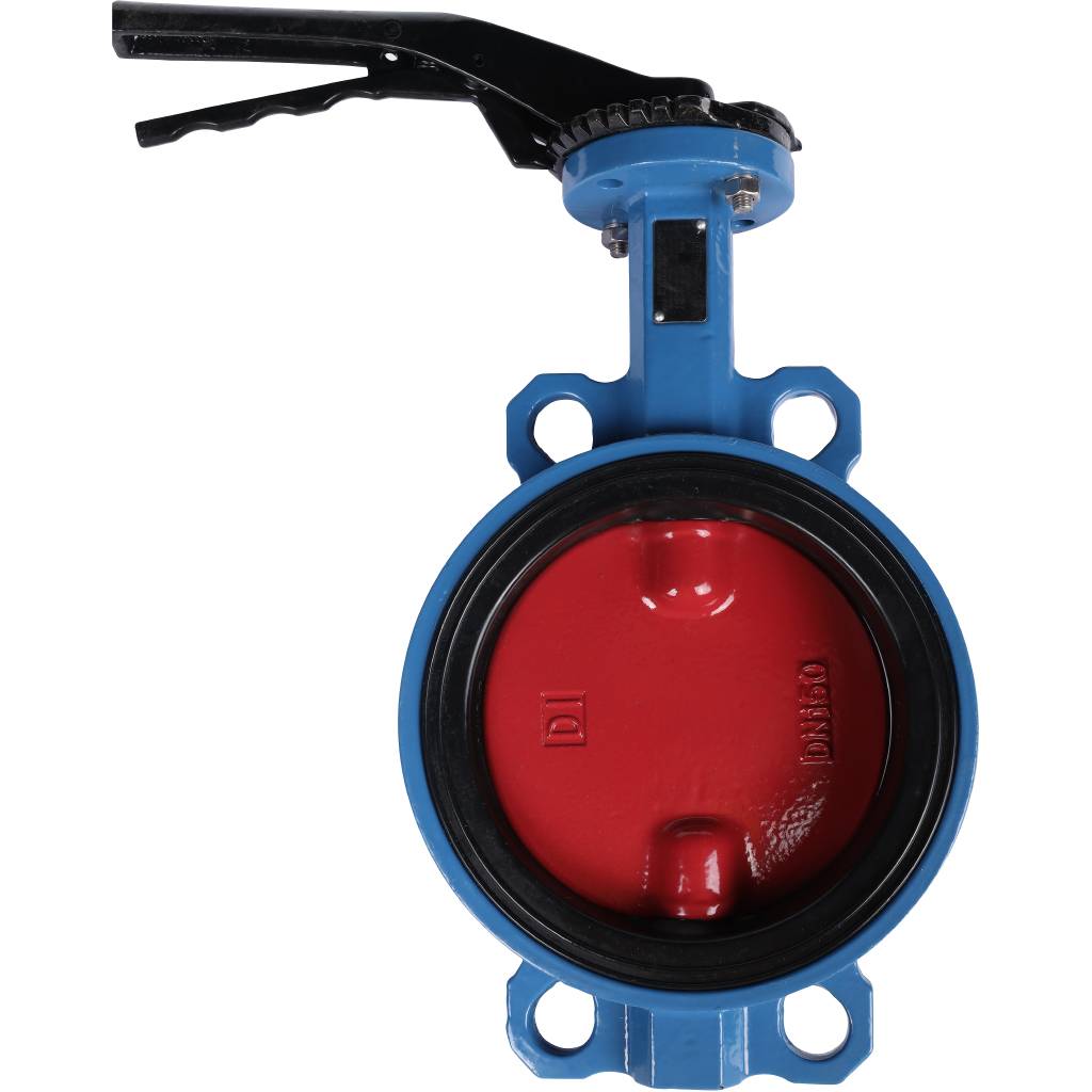 Затвор поворотно-дисковый Tecofi VPI4448 DN 150 PN 16 межфланцевый с ручкой из чугуна EPDM, VPI4448-02EP0150