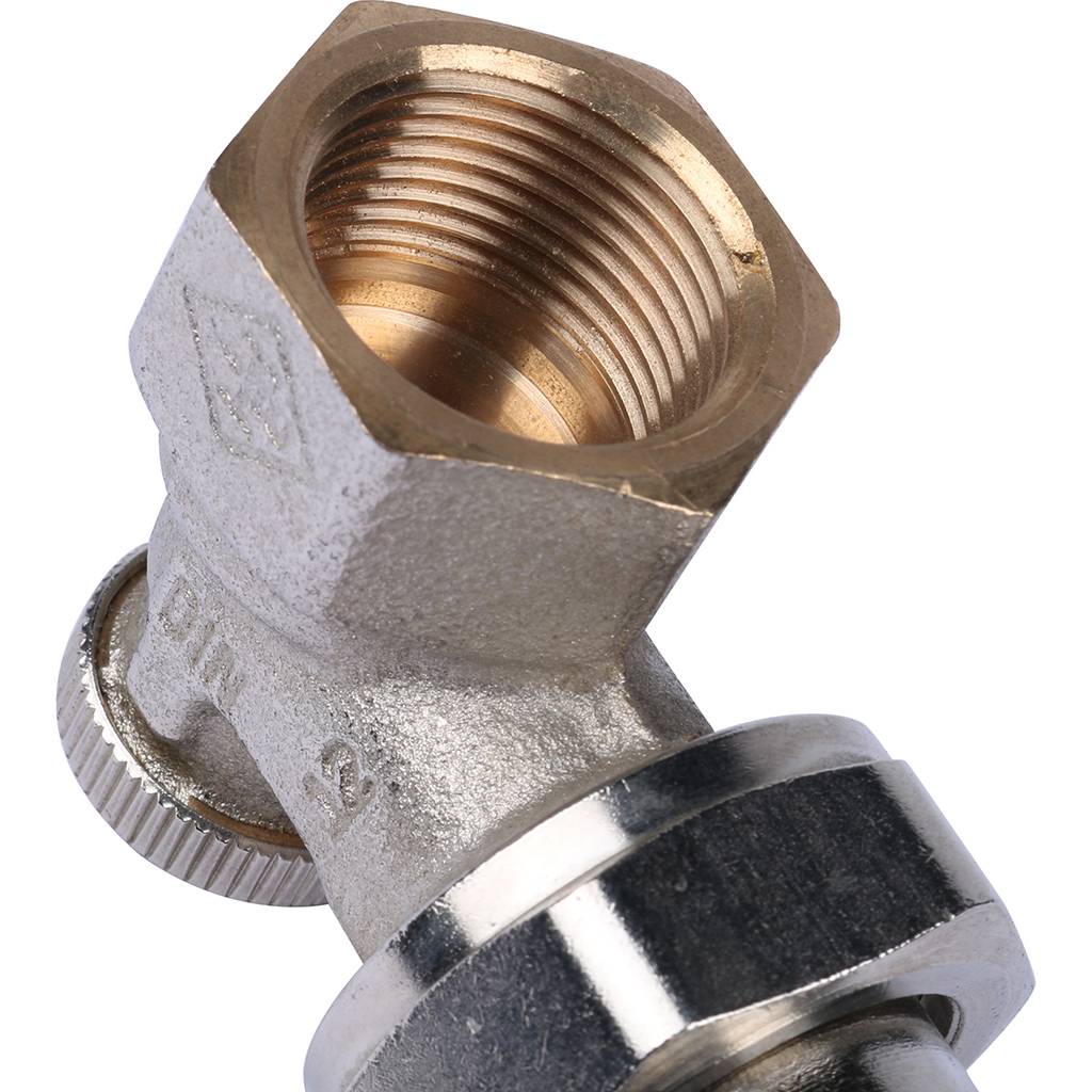 Радиаторный запорно-регулирующий угловой клапан HEIMEIER REGUTEC (DN20, 3/4 ), 0355-03.000