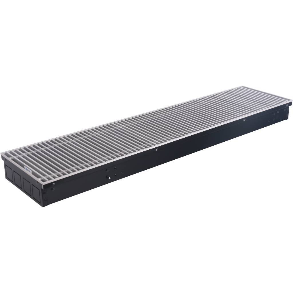 Внутрипольный конвектор STOUT SCQ-1100 75х240х1000 (Решётка роликовая) правое подключение, SCQ-1100-0724100