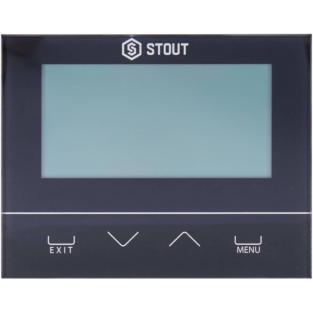 Беспроводной комнатный двухпозиционный регулятор STOUT ST-292v2, черный, STE-0101-029222
