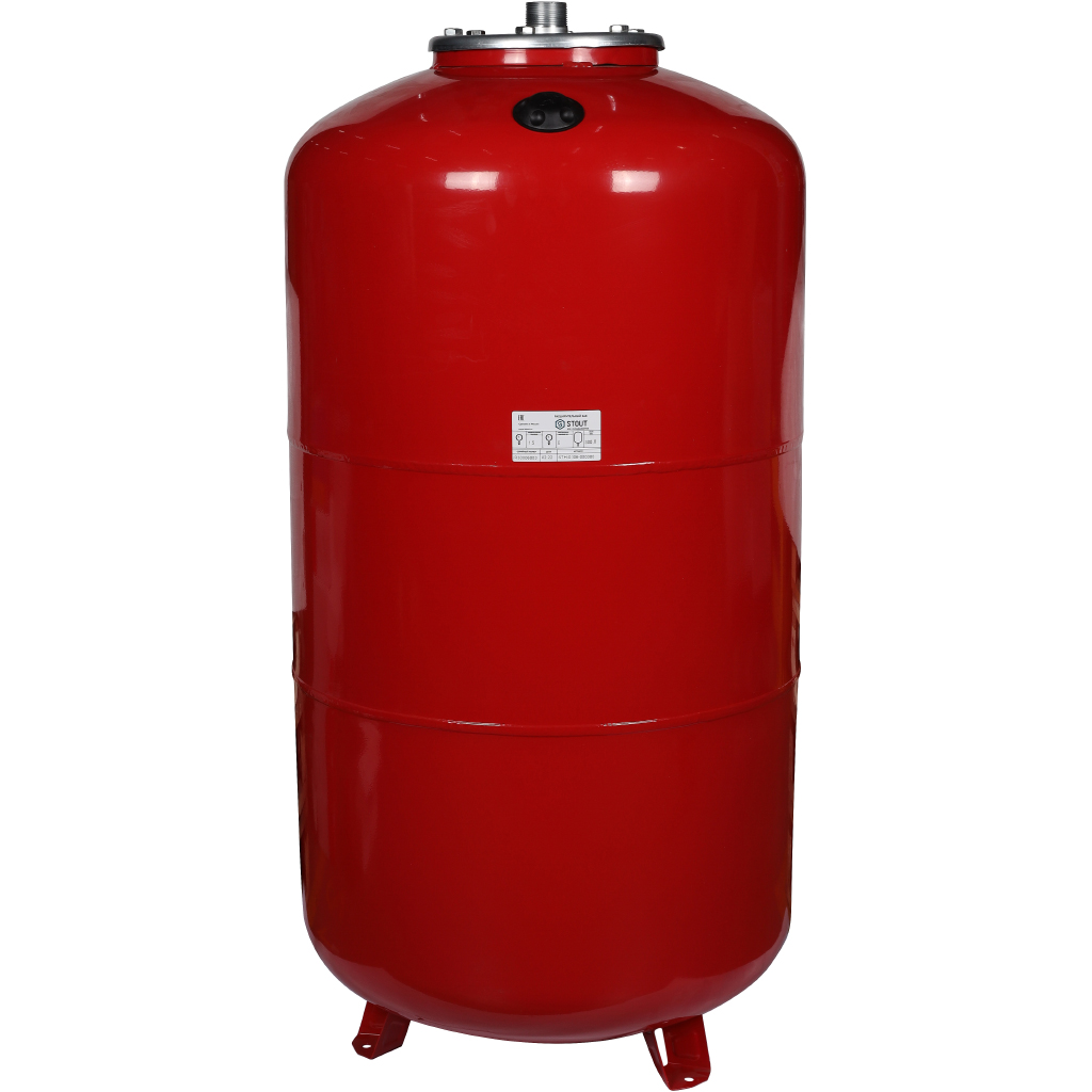 Расширительный бак на отопление STOUT STH-0006 300 л. (цвет красный), STH-0006-000300