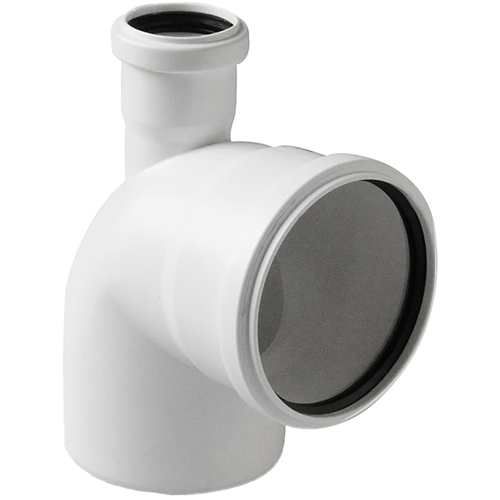 Отвод с выходом прямой Pro Aqua Stilte D110x50/87,5 Белый, ST10010587UW