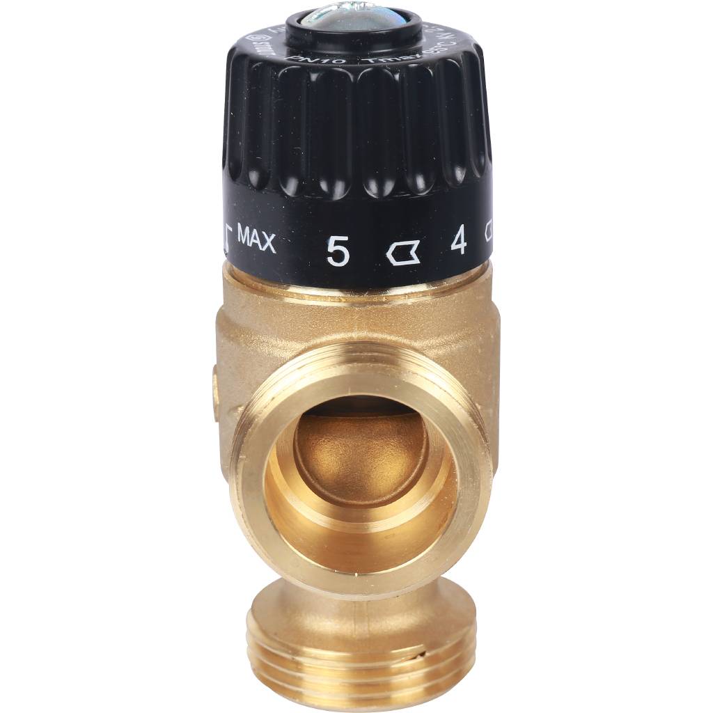 Термостатический смесительный клапан для систем отопления и ГВС STOUT 30-65°С KV 2,3, SVM-0125-236525