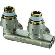 Узел нижнего подключения Meibes D1/50, прямой, 1/2x3/4, F10076