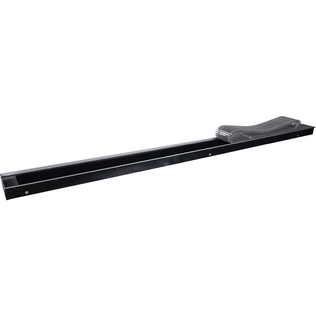 Внутрипольный конвектор STOUT SCN-1100 80х190х2800 (Решётка роликовая) правое подключение, SCN-1100-0819280