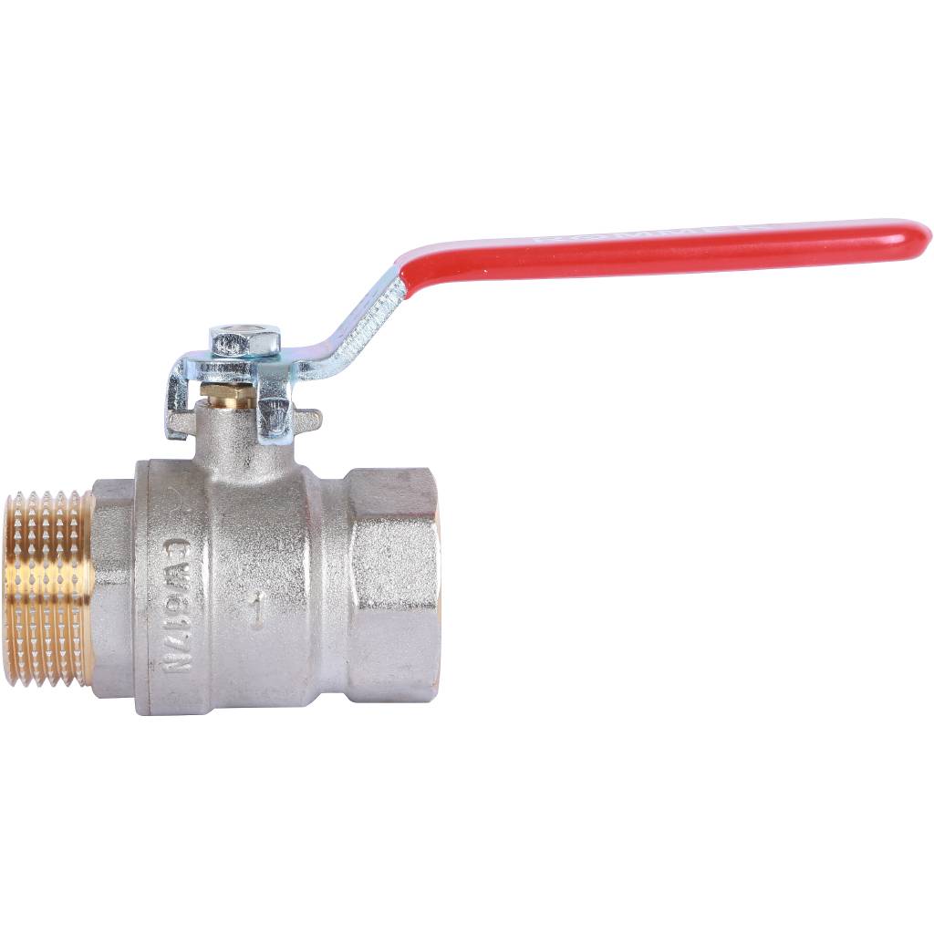Кран шаровой ROMMER 1 ВН/НР, ручка рычаг, RBV-0002-0210325