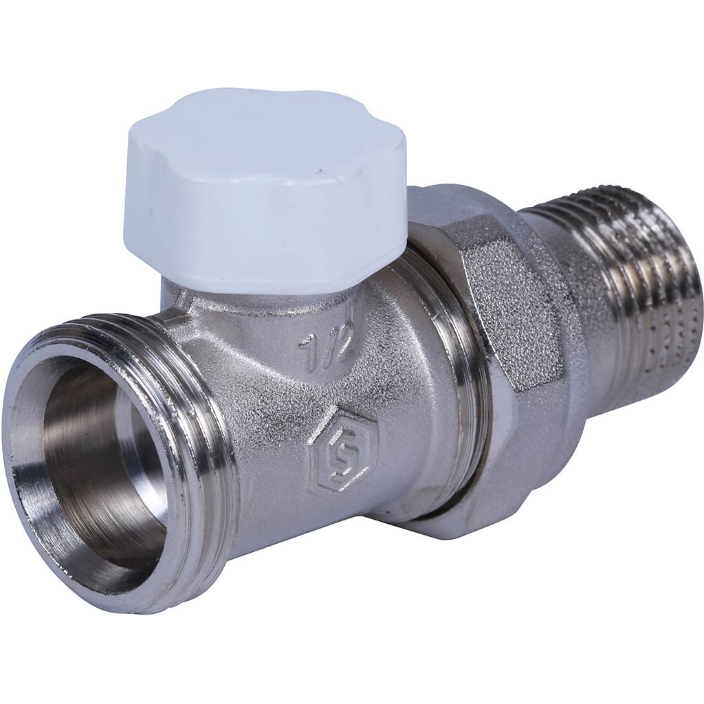 Клапан запорно-балансировочный прямой STOUT SVL 1/2 х 3/4 ЕК, SVL-1196-000015