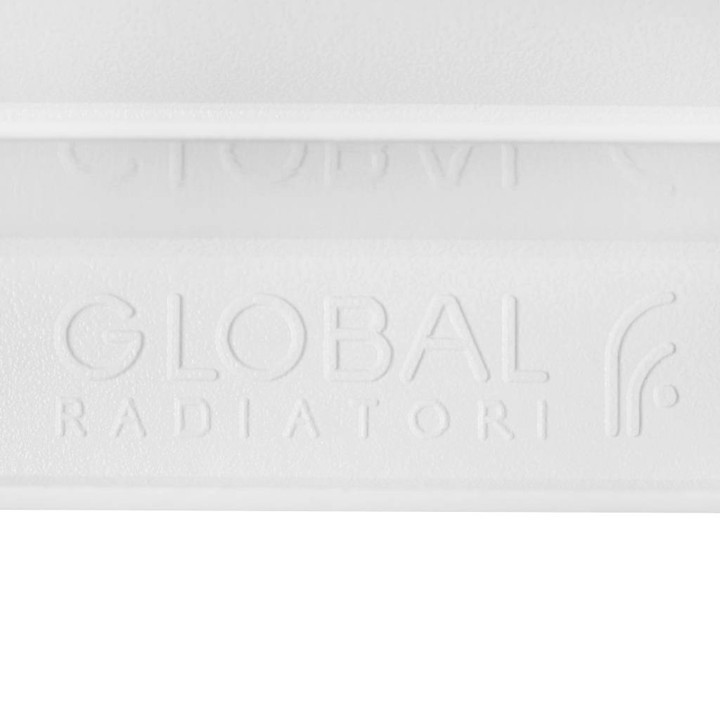 Радиатор биметаллический Global STYLE EXTRA 500 14 секций нижнее правое подключение (белый RAL 9010), STE05001014/DS