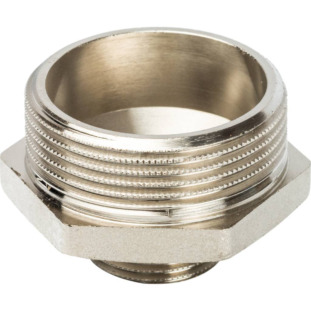 Ниппель НН STOUT переходной никелированный 1 1/2X3/4, SFT-0004-011234