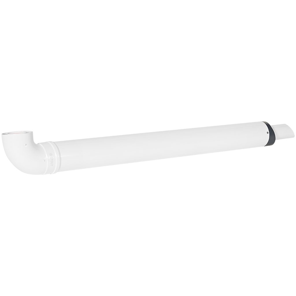STOUT SCR-6010-251250 STOUT Комплект дымохода Антилед УНИВЕРСАЛЬНЫЙ традиц. коакс. D60/100, L1250 (хомут, фланец, втулка, адаптер, рабочая длина 1000 мм) кроме Immergas, Navien D75/100 стар., SCR-6010-251250