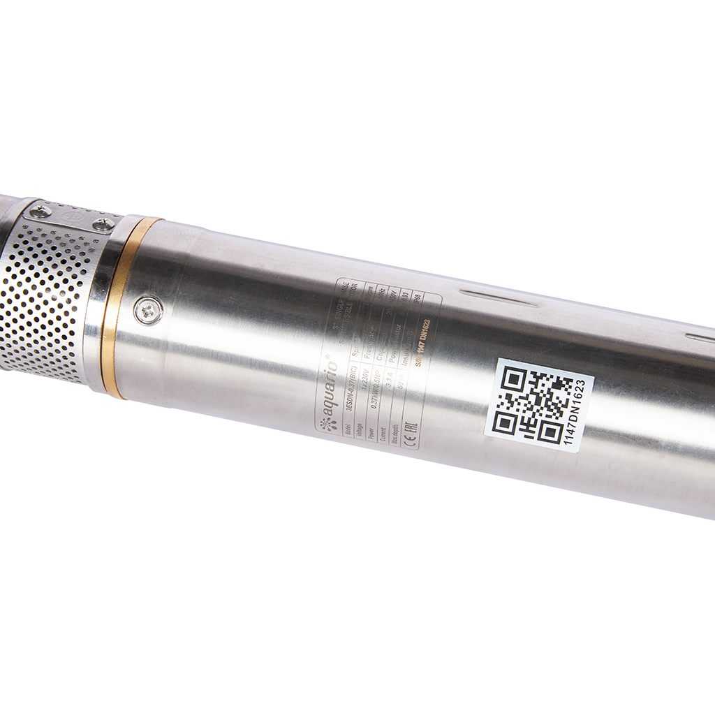 Насос скважинный AQUARIO ASP1E-55-75 (встр.конд., каб.1,5м), 3254
