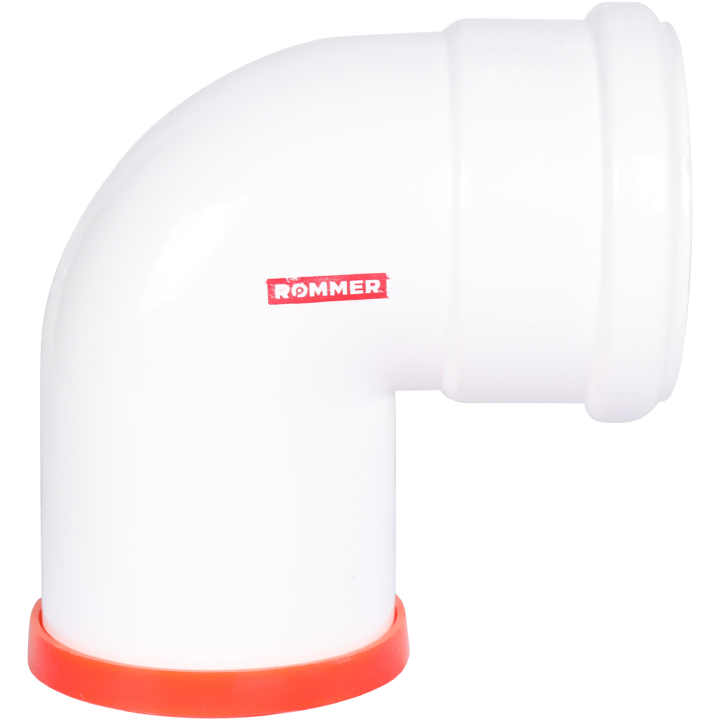 Отвод 90° традиционный ROMMER D80(п-м) литой, RCA-0080-000090