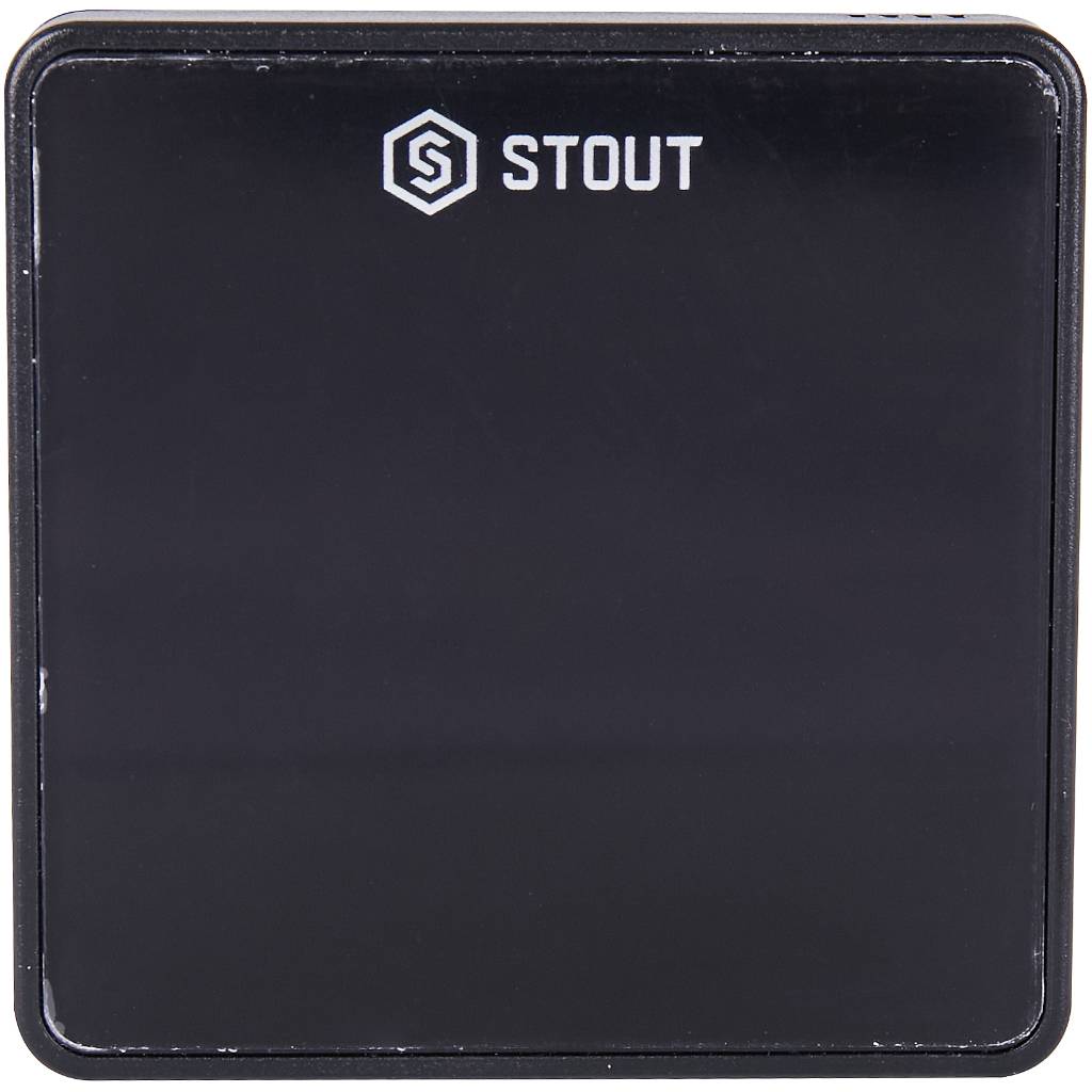 Беспроводной датчик температуры пола STOUT C-8f, черный, STE-0101-008008