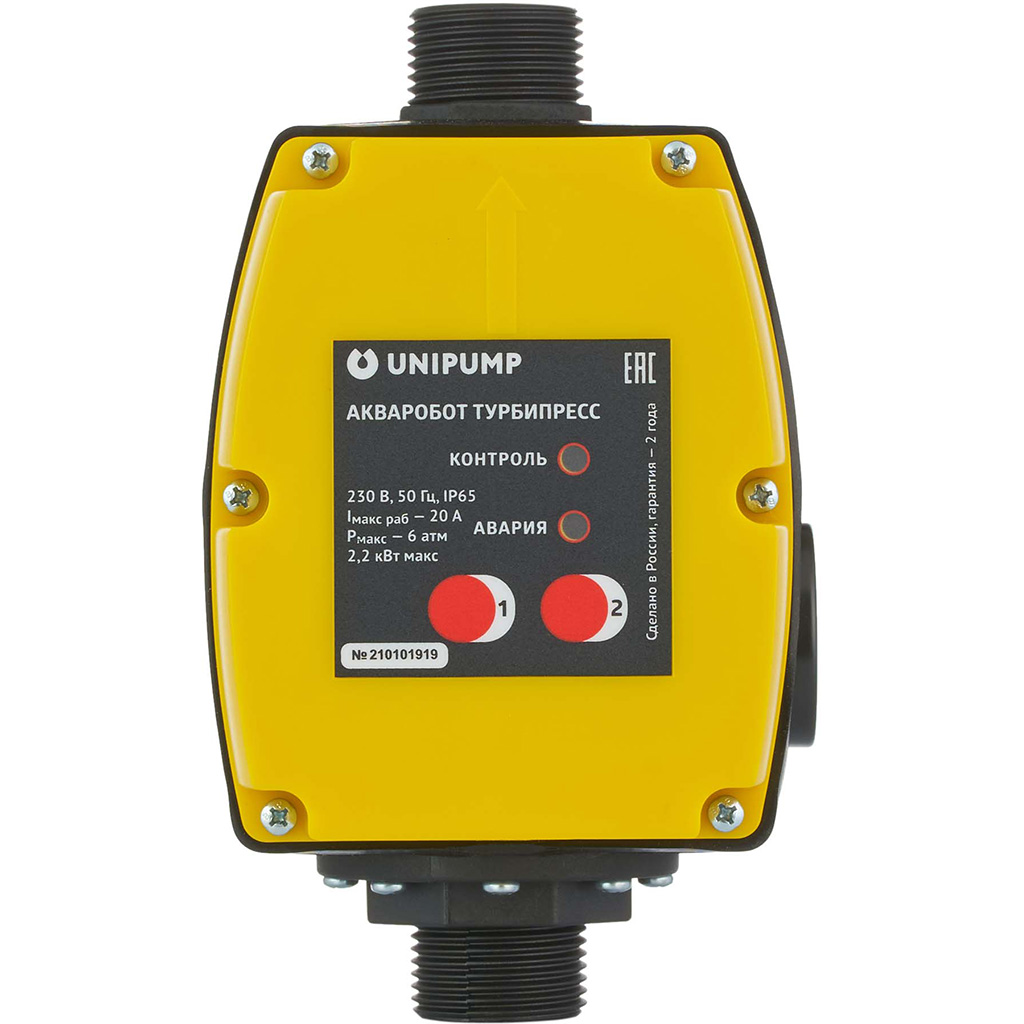 Блок управления насосом UNIPUMP ТУРБИПРЕСС 2,2 кВт (NEW), 59421