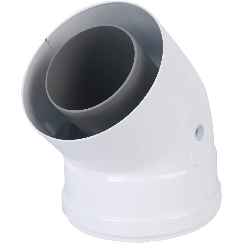 Коаксиальный отвод полипропиленовый Baxi 45°, диам. 80/125 мм, HT, KHG71408881-
