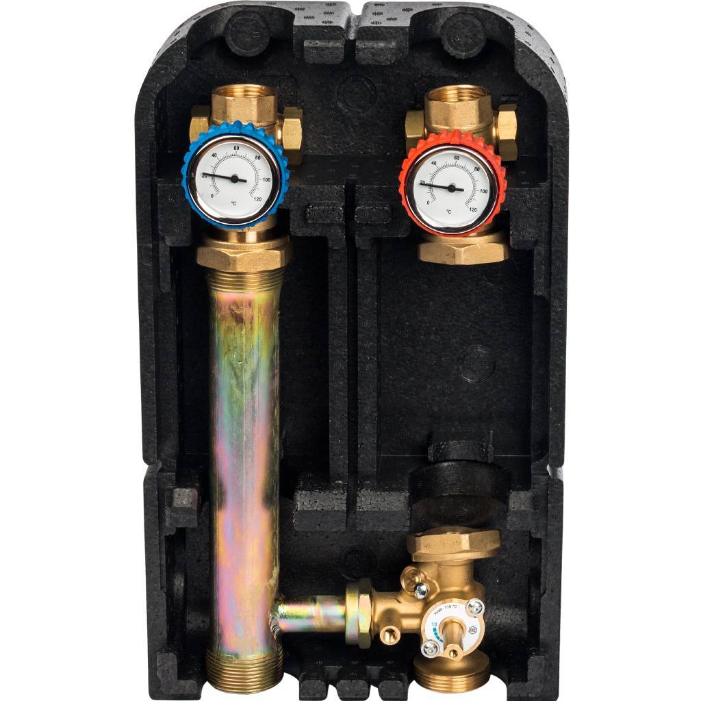 Насосная группа STOUT SDG-0003 со смесителем 1 без насоса, SDG-0003-002501