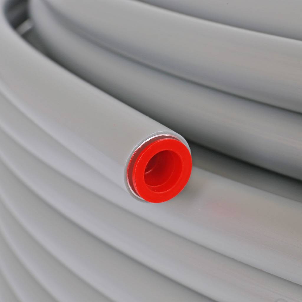Труба STOUT PEX 16x2,6 стабильная , серая, (бухта 100 м), SPS-0001-001626