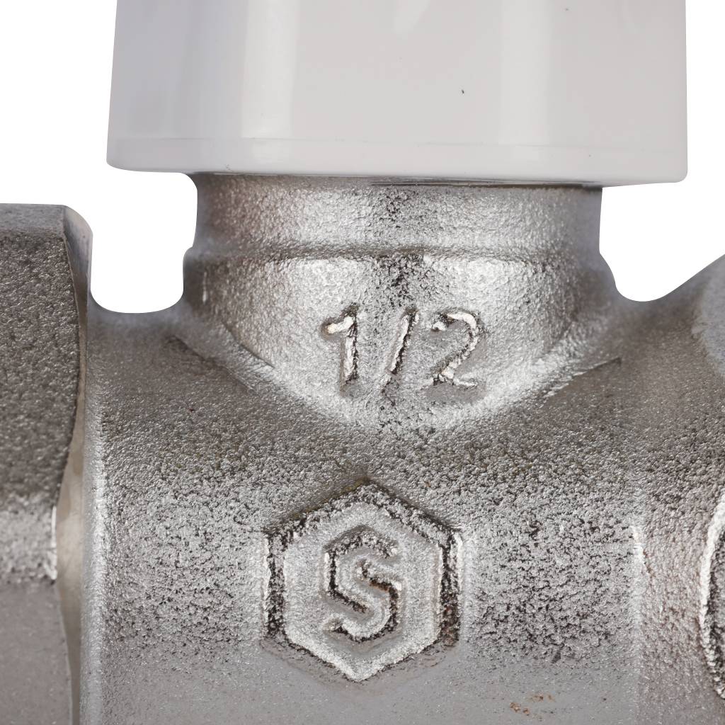 Клапан запорно-балансировочный прямой STOUT SVL 1/2 (с дополнительным уплотнением), SVL-1176-100015