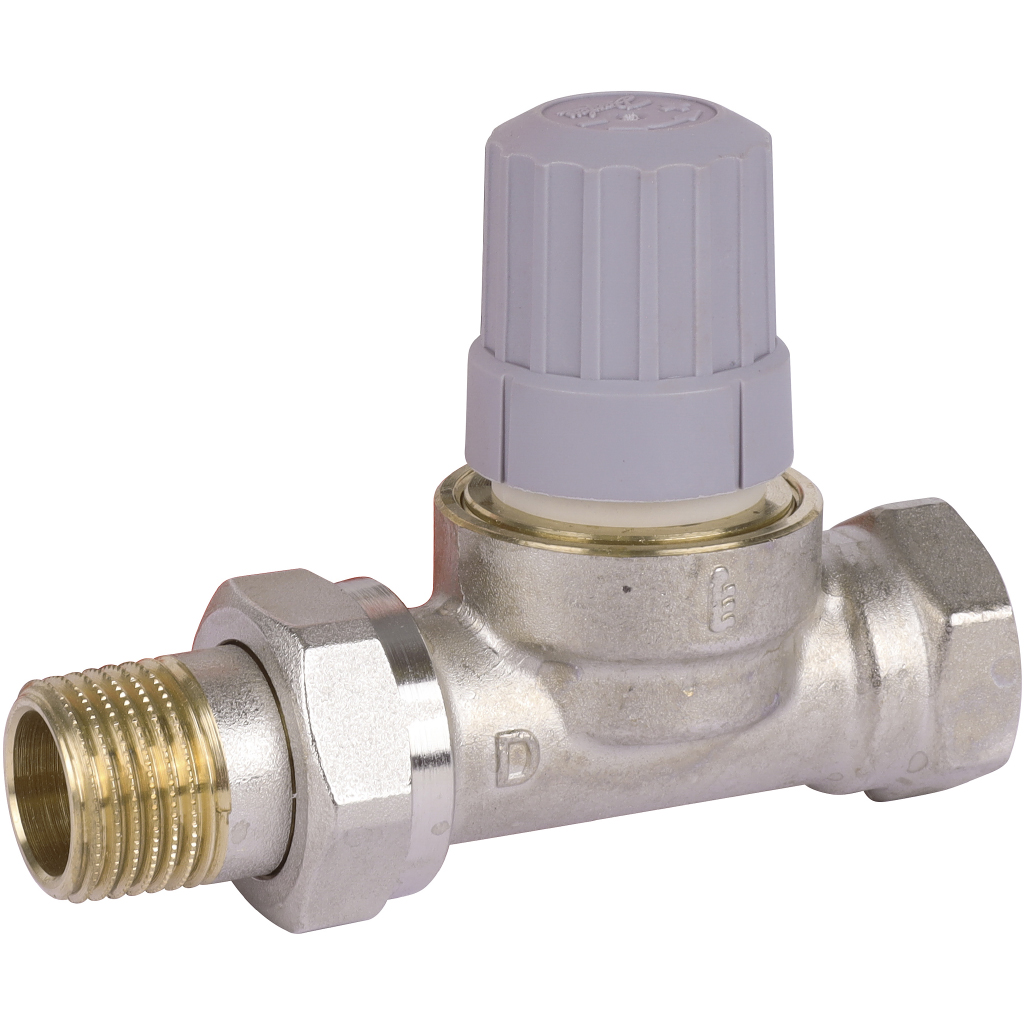 Клапан прямой Danfoss RA-G для однотр. насосной и двухтр.систем отопления Д 15 мм, 013G1675(013G7024)